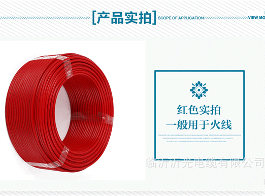 國標正品阻燃單股銅芯電線ZR-BV2.5平方